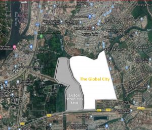 Vị trí dự án The Global City (trên quỹ đất cũ là dự án Bình An Sài Gòn)