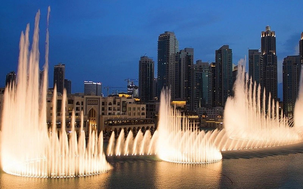 Khu nhạc nước Dubai – công trình đẳng cấp thế giới trên hồ nhân tạo Burj Khalifa